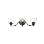 Livex Lighting 15133-04 Montgomery 3-Lights 300W Noir Luminaire de vanité