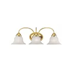 Livex Lighting 1533-02 Edgemont 3-Lights 300W Laiton poli Luminaire de vanité