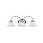 Livex Lighting 1533-05 Edgemont 3-Lights 300W Chrome poli Luminaire de vanité