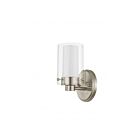 Livex Lighting 1541-91 Manhattan 1-Light 60W Nickel brossé Luminaire de vanité