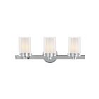 Livex Lighting 1543-05 Manhattan 3-Lights 180W Chrome poli Luminaire de vanité