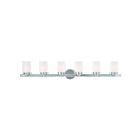 Livex Lighting 15456-05 Manhattan 6-Lights 360W Chrome poli Luminaire de vanité