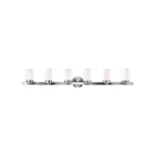 Livex Lighting 15456-91 Manhattan 6-Lights 360W Nickel brossé Luminaire de vanité