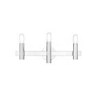 Livex Lighting 15833-05 Helsinki 3-Lights 180W Chrome poli Luminaire de vanité