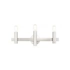 Livex Lighting 15833-91 Helsinki 3-Lights 180W Nickel brossé Luminaire de vanité