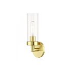 Livex Lighting Ludlow 16171-12 60W 1-Lumière Laiton satiné Applique Murale