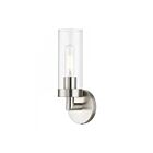 Livex Lighting Ludlow 16171-91 60W 1-Lumière Nickel brossé Applique Murale