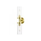 Livex Lighting Ludlow 16172-12 2-Lumières 120W Laiton satiné Luminaire de vanité