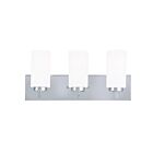 Livex Lighting 16373-05 west Lake 3-Lights 180W Chrome poli Luminaire de vanité