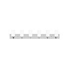 Livex Lighting 16376-05 west Lake 6-Lights 360W Chrome poli Luminaire de vanité