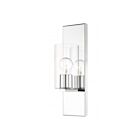 Livex Lighting Zurich 16551-05 100W 1-Lumière Chrome poli Applique Murale