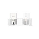 Livex Lighting 16552-05 Zurich 2-Lights 200W Chrome poli Luminaire de vanité