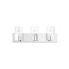 Livex Lighting 16553-05 Zurich 3-Lights 300W Chrome poli Luminaire de vanité