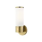 Livex Lighting Lindale 16561-01 60W 1-Lumière Laiton antique Applique Murale