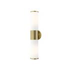 Livex Lighting 16562-01 Lindale 2-Lights 120W Laiton antique Luminaire de vanité