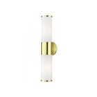 Livex Lighting Lindale 16562-12 2-Lumières 120W Laiton satiné Luminaire de vanité