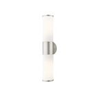 Livex Lighting 16562-91 Lindale 2-Lights 120W Nickel brossé Luminaire de vanité