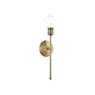 Livex Lighting Lansdale 16711-01 60W 1-Lumière Laiton antique Applique Murale