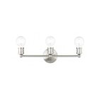 Livex Lighting 16713-91 Lansdale 3-Lights 180W Nickel brossé Luminaire de vanité