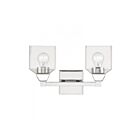 Livex Lighting 16772-05 Aragon 2-Lights 200W Chrome poli Luminaire de vanité