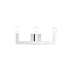 Livex Lighting 16813-05 Solna 3-Lights 180W Chrome poli Luminaire de vanité