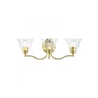 Livex Lighting 16933-02 Moreland 3-Lights 180W Laiton poli Luminaire de vanité