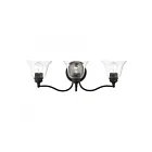 Livex Lighting 16933-04 Moreland 3-Lights 180W Noir Luminaire de vanité