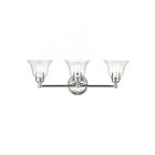 Livex Lighting 16943-05 Moreland 3-Lights 180W Chrome poli Luminaire de vanité