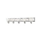 Livex Lighting Birmingham 17075-05 5-Lumières 500W Chrome poli Luminaire de vanité