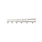 Livex Lighting Birmingham 17076-05 6-Lumières 600W Chrome poli Luminaire de vanité