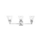 Livex Lighting 17173-05 Mission 3-Lights 300W Chrome poli Luminaire de vanité