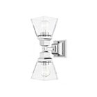Livex Lighting Mission 17178-05 200W 2-Lumières Chrome poli Applique Murale