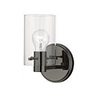 Livex Lighting Munich 17231-46 60W 1-Lumière Chromé noir Applique Murale