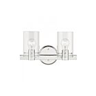 Livex Lighting 17232-05 Munich 2-Lights 120W Chrome poli Luminaire de vanité