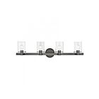 Livex Lighting 17234-46 Munich 4-Lights 240W Chrome noir Luminaire de vanité
