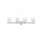 Livex Lighting 17234-91 Munich 4-Lights 240W Nickel brossé Luminaire de vanité