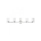 Livex Lighting 17235-05 Munich 5-Lights 300W Chrome poli Luminaire de vanité