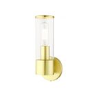 Livex Lighting Banca 17281-12 60W 1-Lumière Laiton satiné Applique Murale