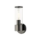 Livex Lighting Banca 17281-46 60W 1-Lumière Chromé noir Applique Murale
