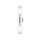 Livex Lighting 17282-05 Banca 2-Lights 120W Chrome poli Luminaire de vanité