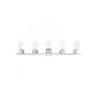 Livex Lighting 17315-05 Carson 5-Lights 300W Chrome poli Luminaire de vanité