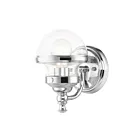 Livex Lighting 17411-05 Oldwick 1-Light 75W Chrome poli Luminaire de vanité