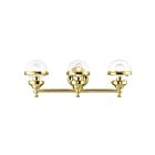 Livex Lighting 17413-02 Oldwick 3-Lights 225W Laiton poli Luminaire de vanité