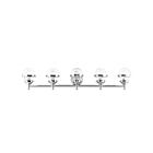 Livex Lighting 17415-05 Oldwick 5-Lights 375W Chrome poli Luminaire de vanité