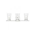 Livex Lighting 17623-05 Cityview 3-Lights 180W Chrome poli Luminaire de vanité