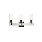 Livex Lighting 17823-91 Beckett 3-Lights 180W Nickel brossé Luminaire de vanité