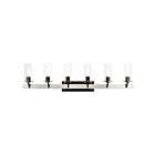 Livex Lighting 17826-91 Beckett 6-Lights 360W Nickel brossé Luminaire de vanité
