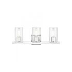 Livex Lighting 18033-05 Clarion 3-Lights 180W Chrome poli Luminaire de vanité