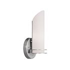 Livex Lighting Pelham 1902-91 1-Lumière 60W Nickel brossé Luminaire de vanité