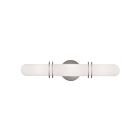 Livex Lighting 1903-91 Pelham 3-Lights 180W Nickel brossé Luminaire de vanité